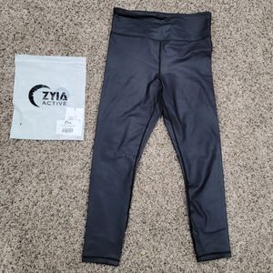 Zyia - Black Metallic Light n Tight High Rise